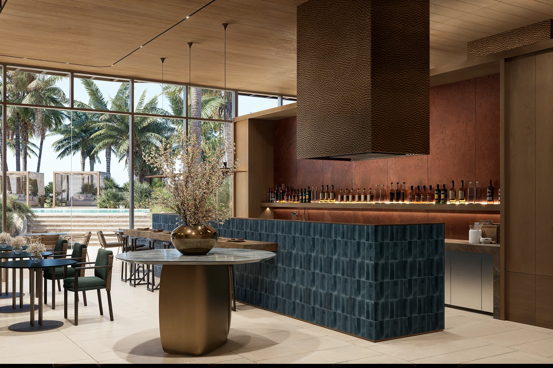 Cocina de SLS Ocean Beach