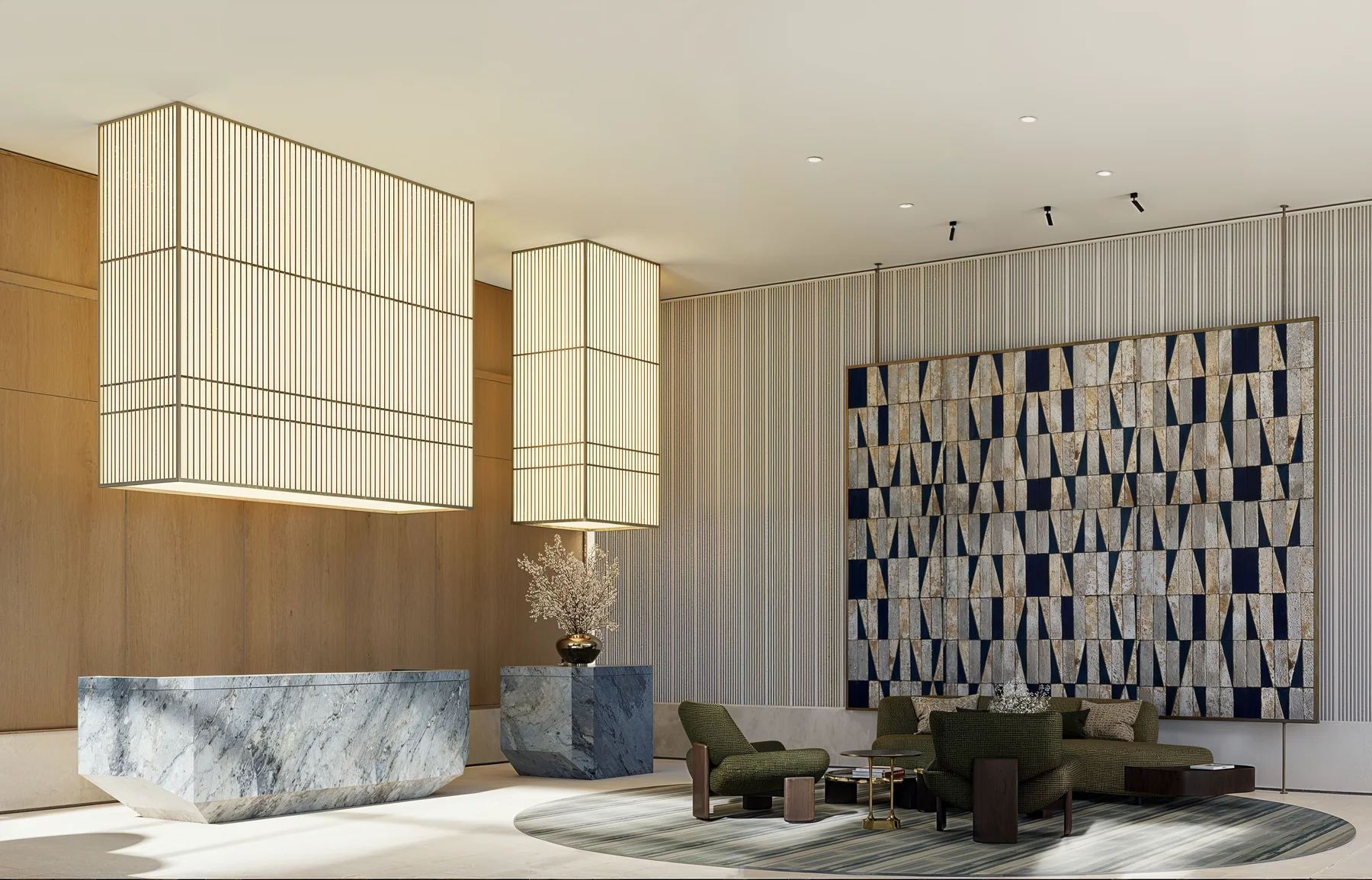 Lobby de SLS Ocean Beach